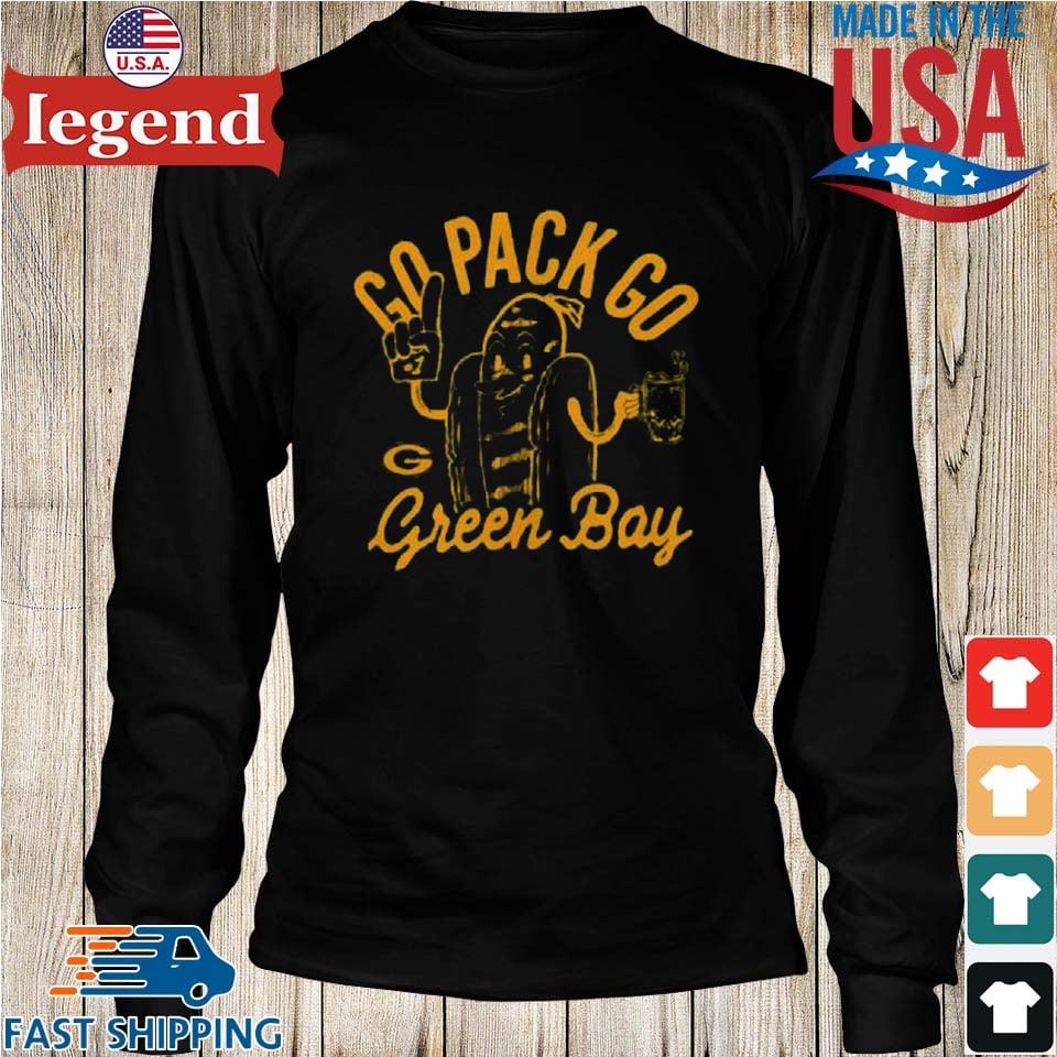 Green Bay Packers go pack go logo 2023 T-shirt, hoodie, sweater, long  sleeve and tank top