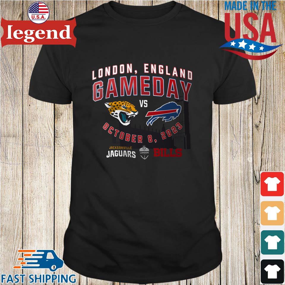 Jacksonville Jaguars Buffalo Bills London England Gameday October 8 2023  T-shirt,Sweater, Hoodie, And Long Sleeved, Ladies, Tank Top