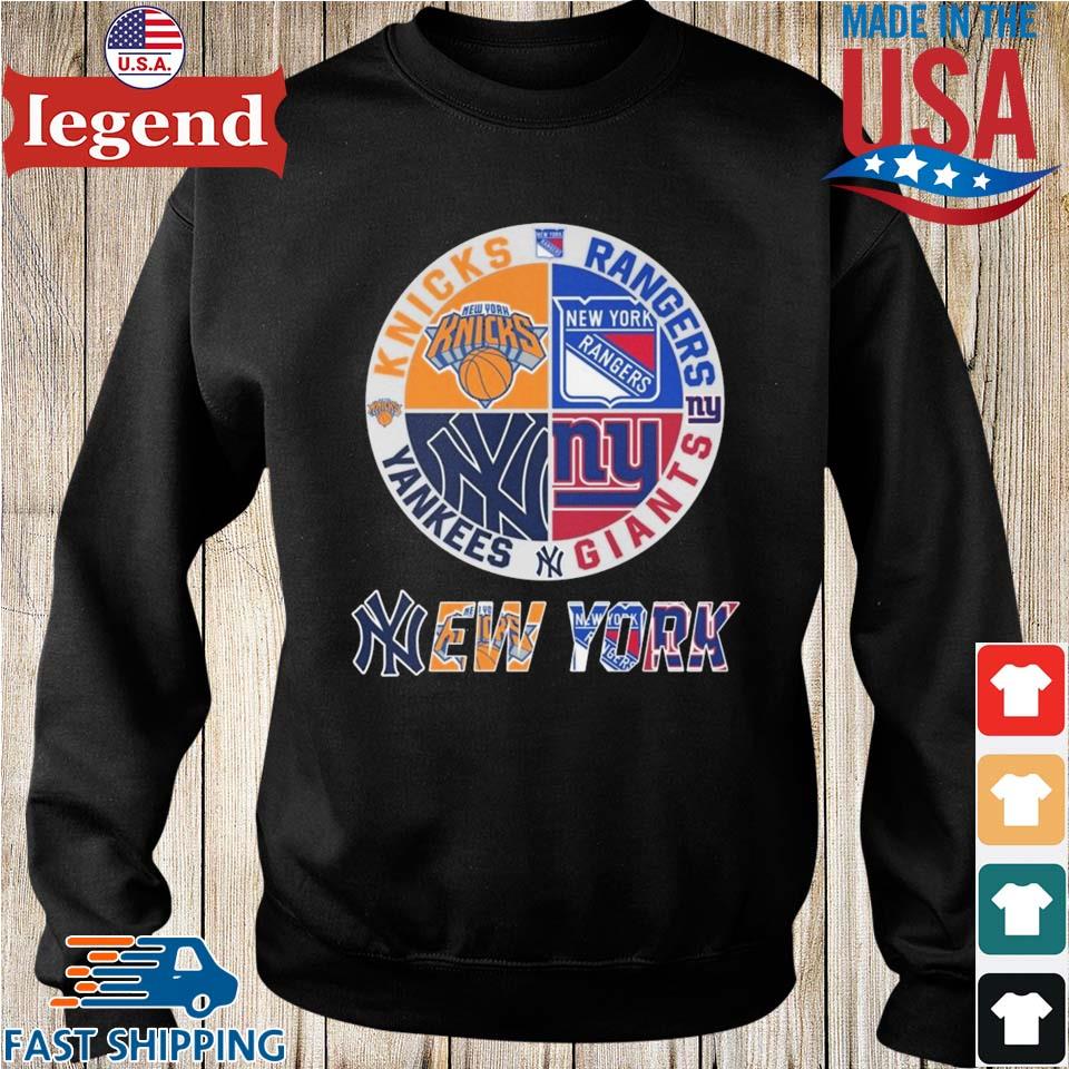 New York Yankees Mets Rangers Giants sport teams logo shirt, hoodie,  sweater, long sleeve and tank top