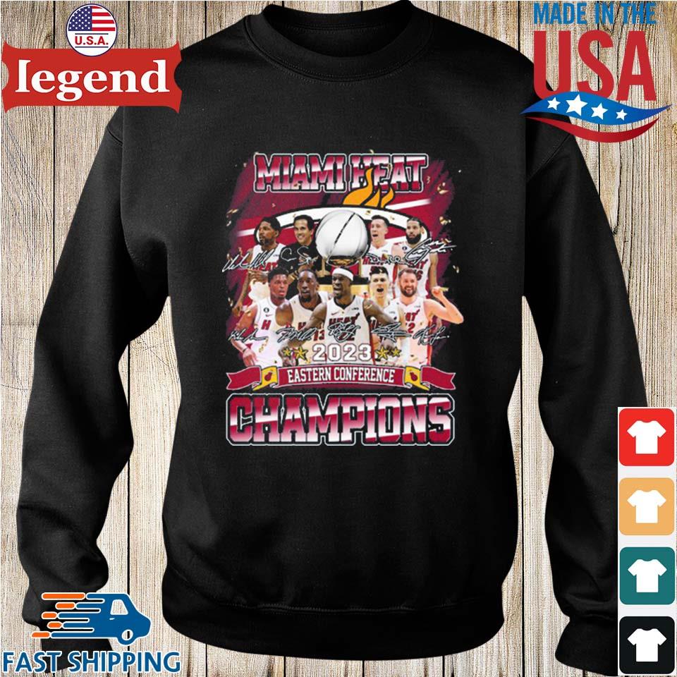 Miami Heat Finals '22-'23 Western Conference Champs Signatures Shirt -  Tagotee