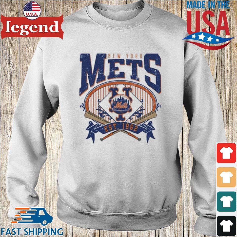 New york mets new york est 1962 vintage shirt, hoodie, sweater, long sleeve  and tank top