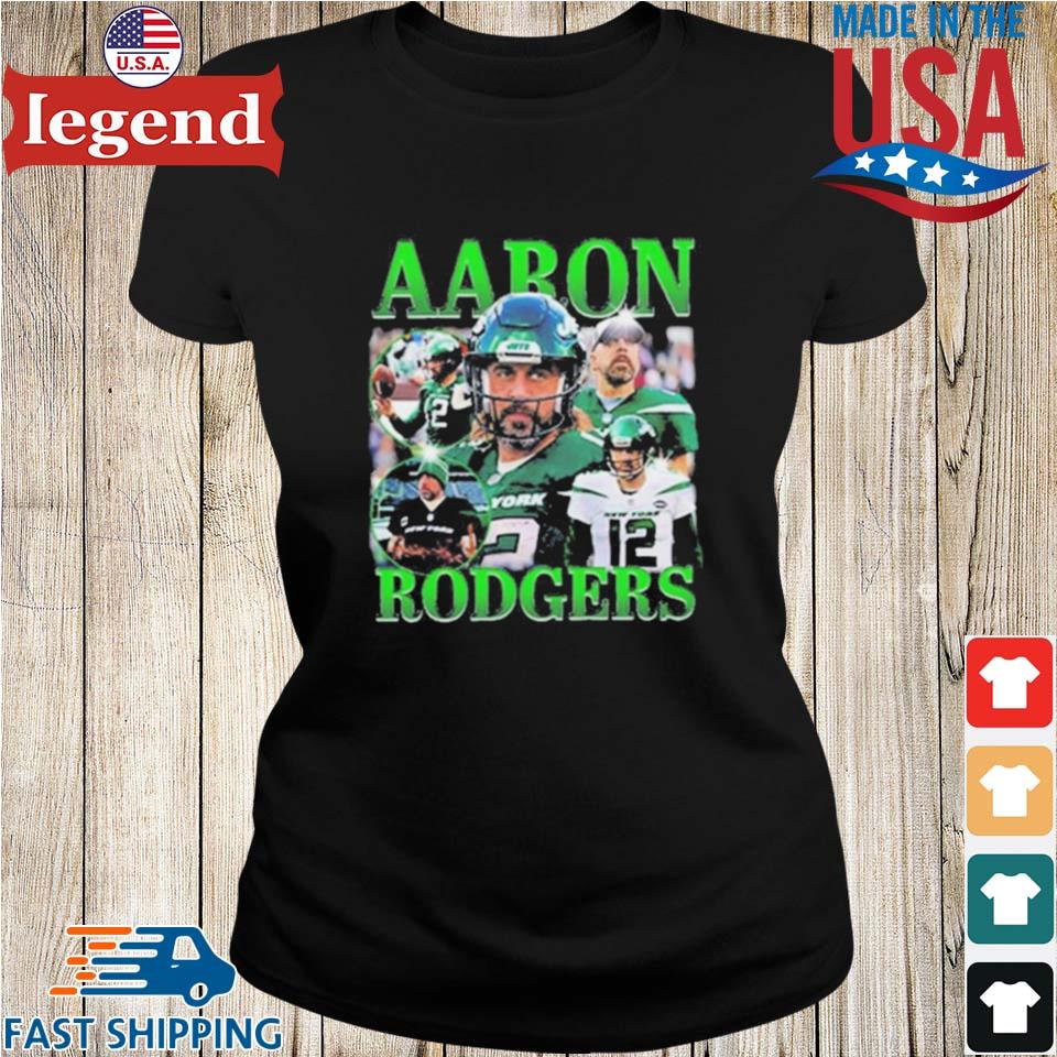 Nfl Aaron Rodgers Classic 90s Graphic Tee New York Jets Shirt