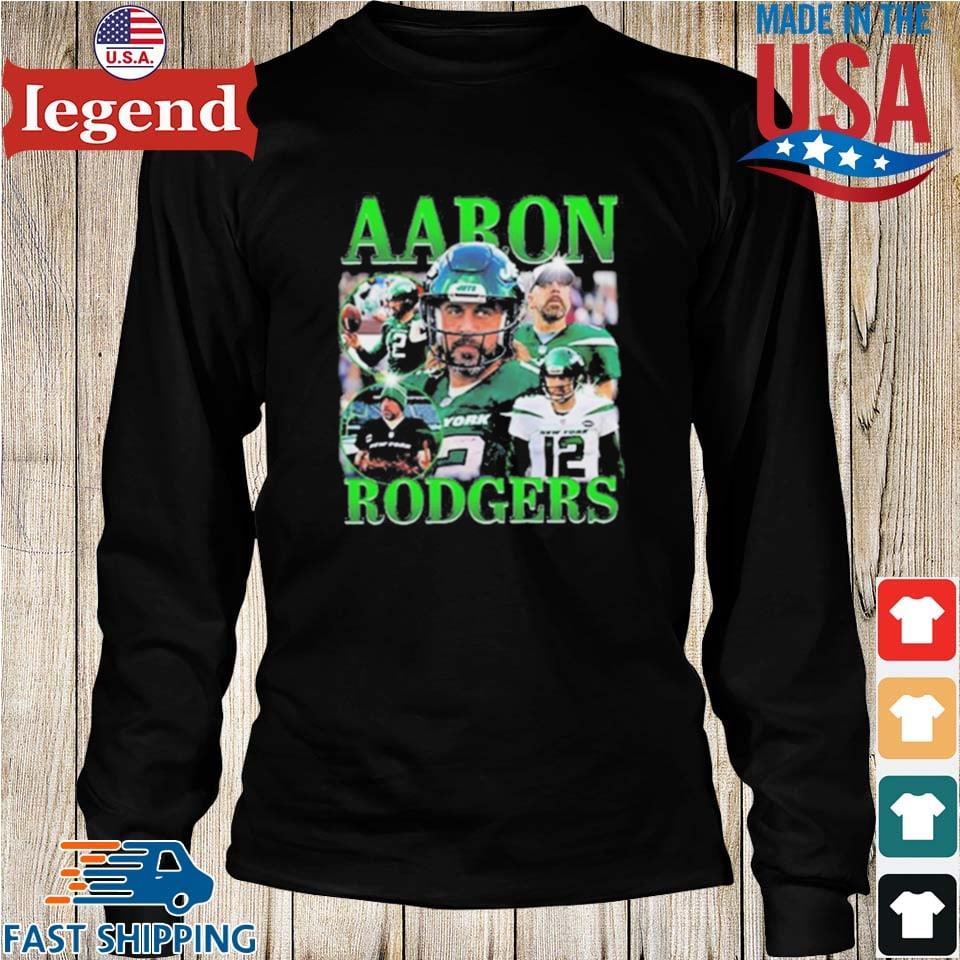 Nfl Aaron Rodgers Classic 90s Graphic Tee New York Jets Shirt