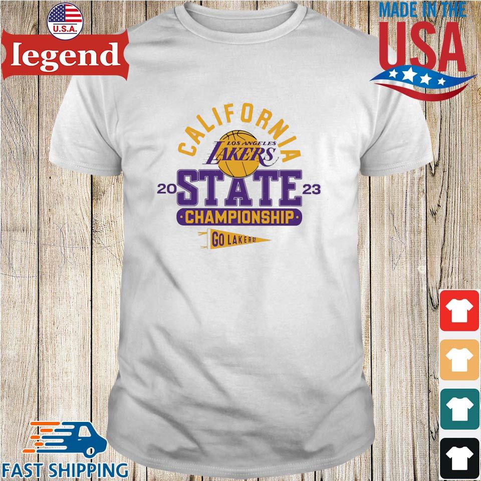 Original california los angeles Lakers 2023 state championship go Lakers  tee shirt