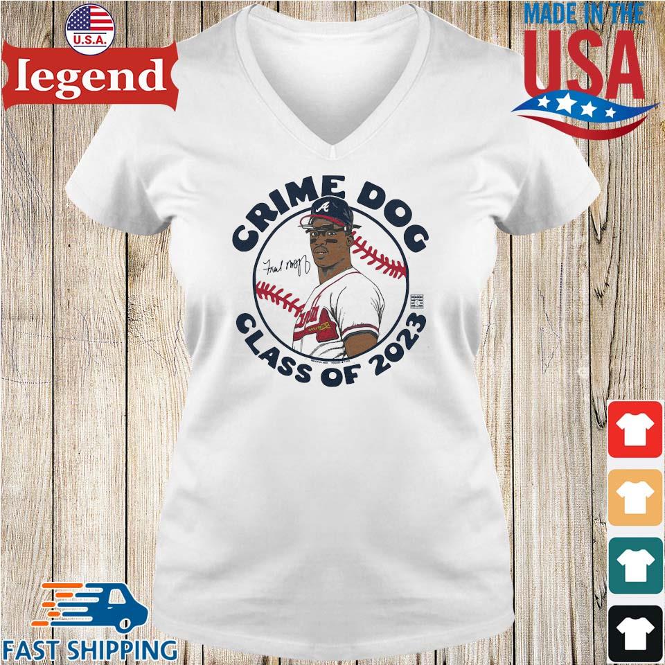 Original Fred Mcgriff Crime Dog Class Of 2023 Signature T-shirt