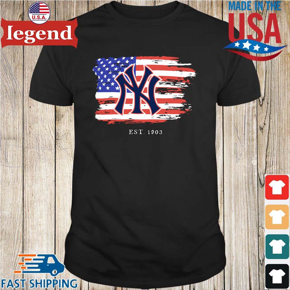 Original Men's New York Yankees New Era Navy 4th Of July Jersey T