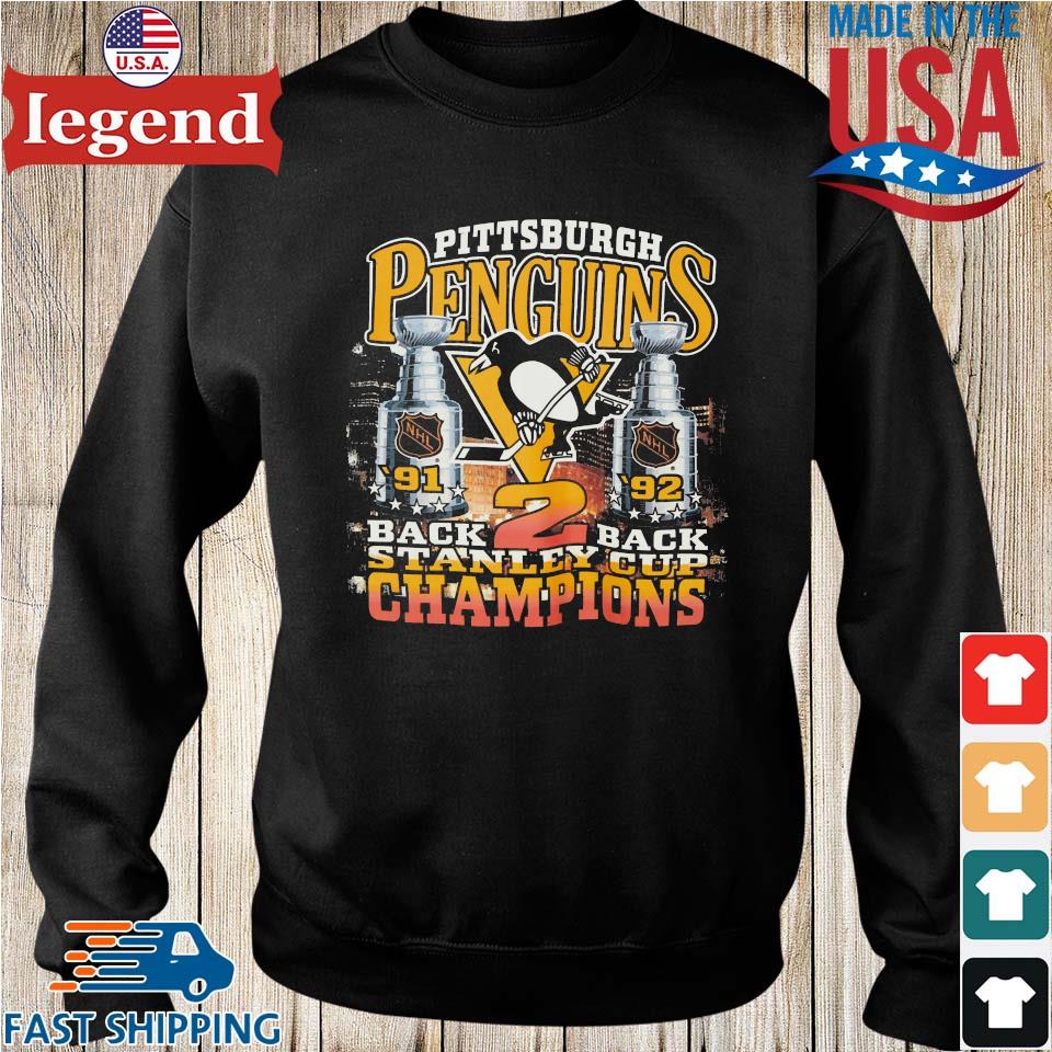 1992 Pittsburgh Penguins Back to Back Stanley Cup Champions T