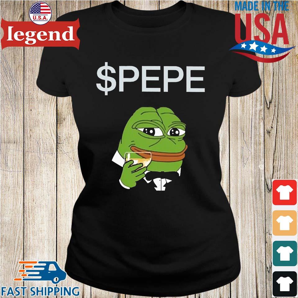 Pepe Drinking Wine T shirt Sweater Hoodie And Long Sleeved