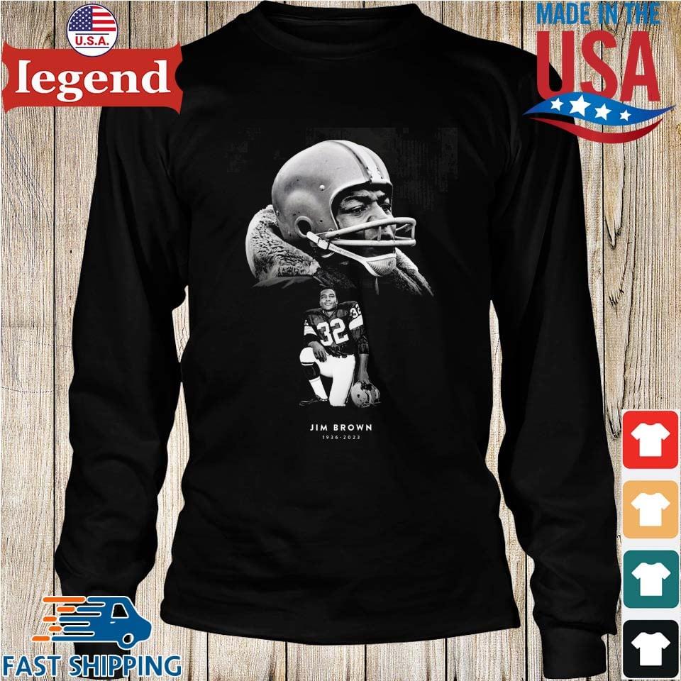 Cleveland Browns 32 Jim Brown greatest of all time 1936 2023 shirt, hoodie,  sweater, long sleeve and tank top