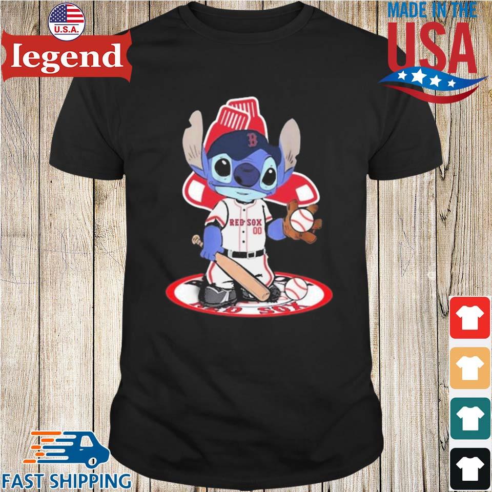 Stitch Boston Red Sox Baseball Logo 2023 Shirt