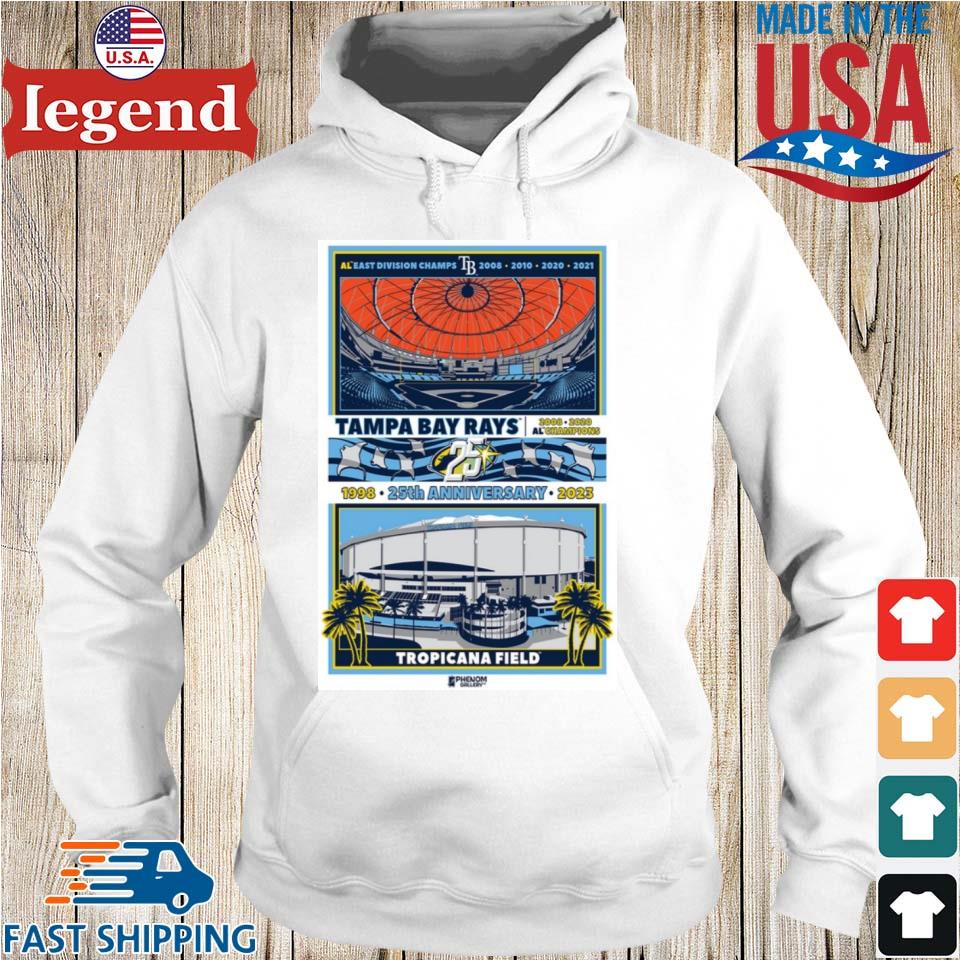 Rays 25th-anniversary shirt, hoodie, sweater, long sleeve and tank top