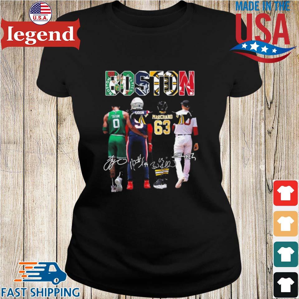 Tatum Marchand Boston Celtics New England Patriots Boston Bruins and Boston  Red Sox Shirt