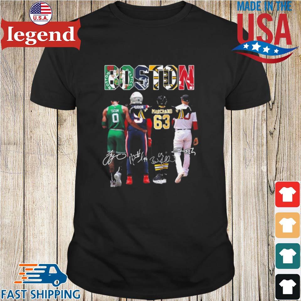 Tatum Marchand Boston Celtics New England Patriots Boston Bruins and Boston  Red Sox Shirt