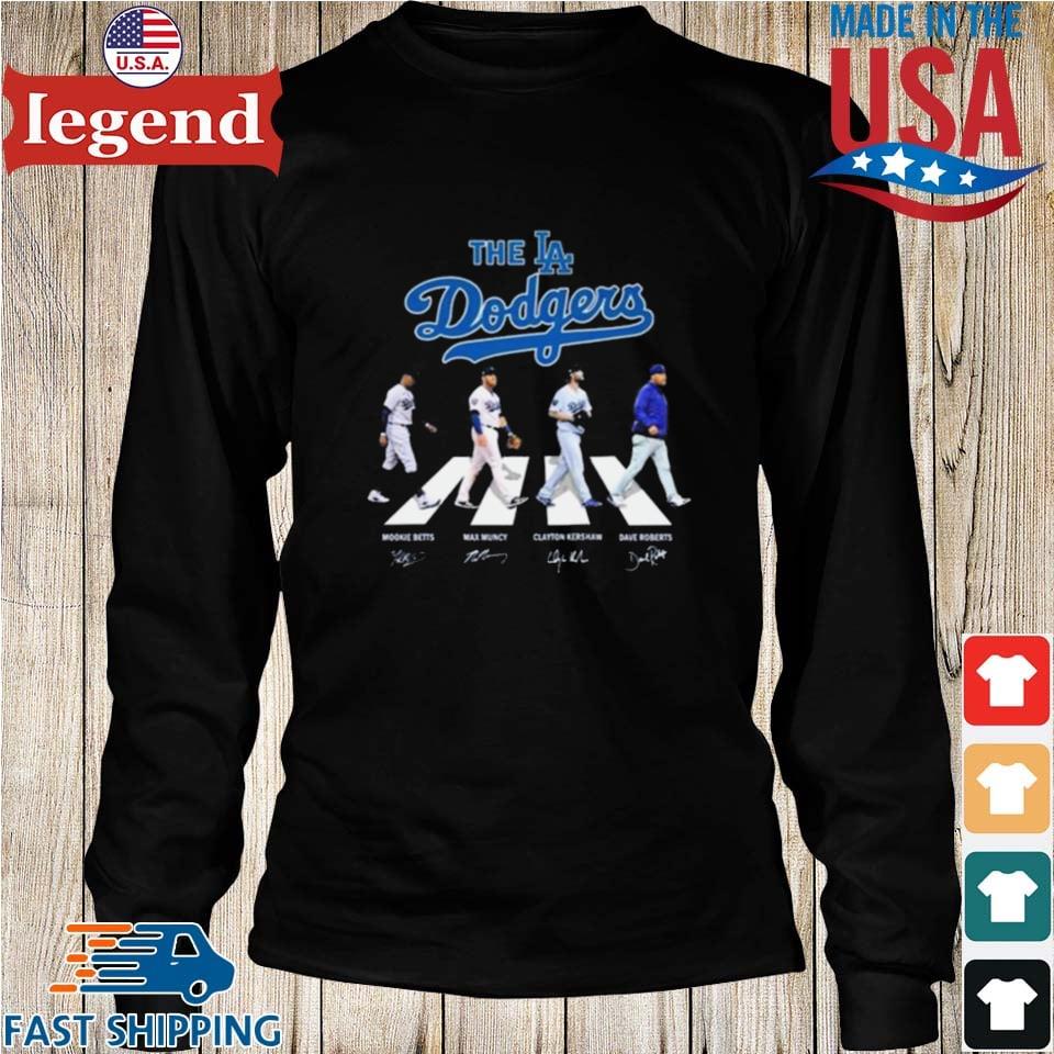 The Los Angeles Dodgers Baseball Abbey Road Signatures shirt