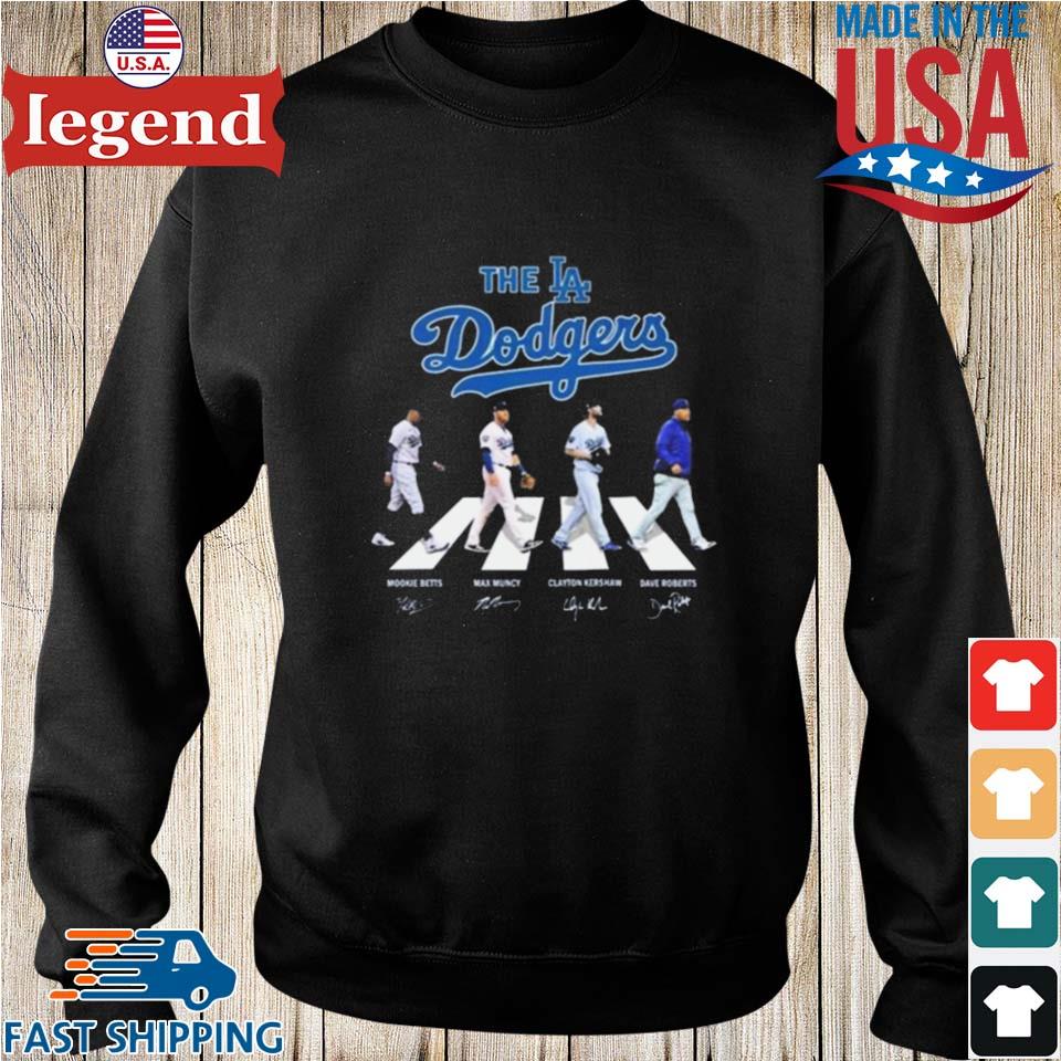 The Los Angeles Dodgers Baseball Abbey Road Signatures T-shirt