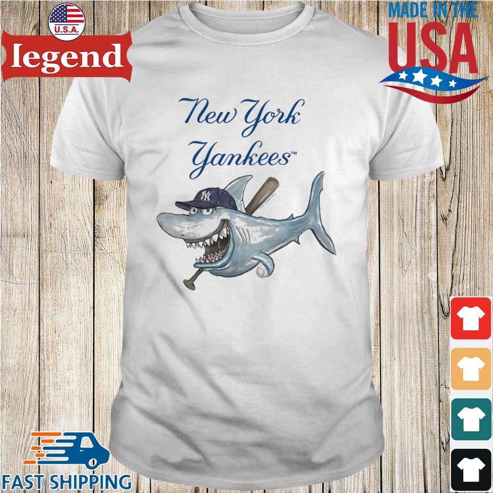 New York Yankees Shark 2023 T-shirt,Sweater, Hoodie, And Long