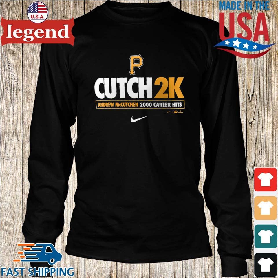 Men's Nike Andrew McCutchen Black Pittsburgh Pirates 2,000 Hits Milestone T-Shirt Size: Medium