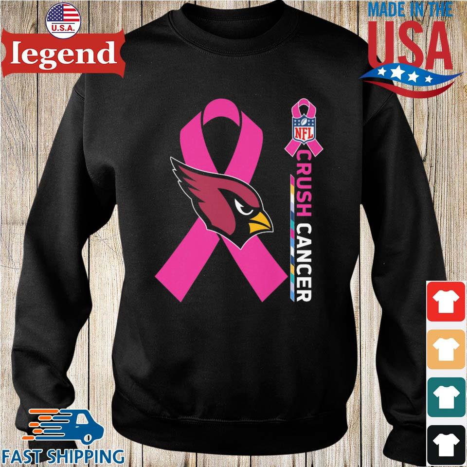 Arizona Cardinals Nfl Crush Cancer T-shirt,Sweater, Hoodie, And Long  Sleeved, Ladies, Tank Top