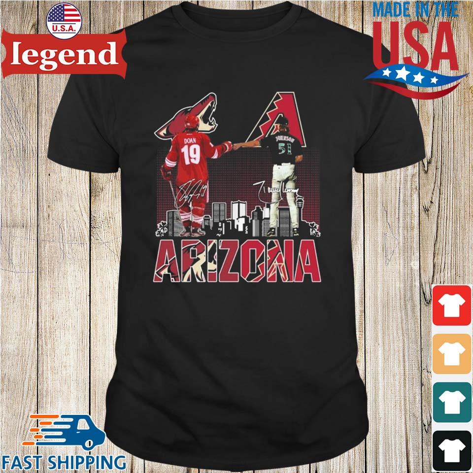 Alibashirt LLC - Arizona Coyotes Shane Doan Arizona Diamondbacks Randy  Johnson 2023 Signatures Shirt by aliba shirt - Issuu
