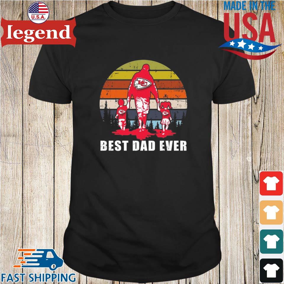 Best Dad Ever Kansas City Chiefs Vintage 2023 Shirt