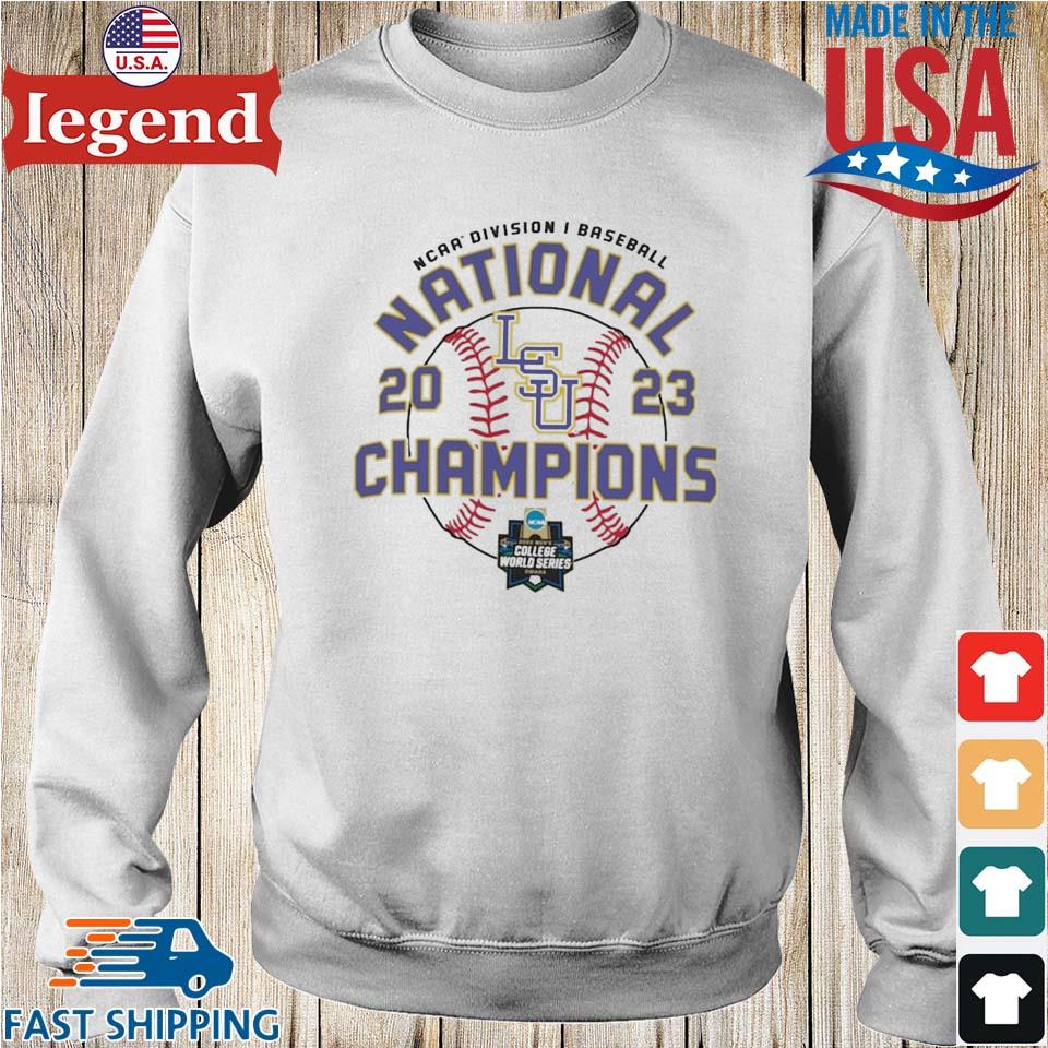 Unisex Champion White LSU Tigers 2023 NCAA Men's Baseball College World  Series Champions Locker Room T-Shirt