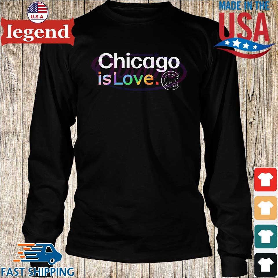Chicago Cubs Is Love City Mlb Pride T-shirt,Sweater, Hoodie, And Long  Sleeved, Ladies, Tank Top