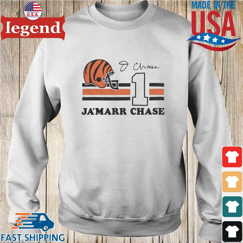 Cincinnati Bengals Ja'marr Chase #1 Signature T-shirt,Sweater