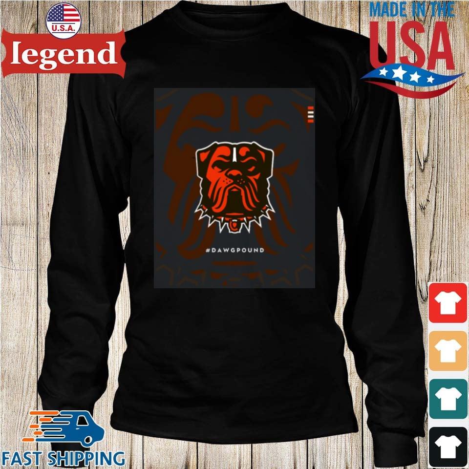 Vintage Cleveland Browns Shirt // Long Sleeve Dawg Pound Tee 