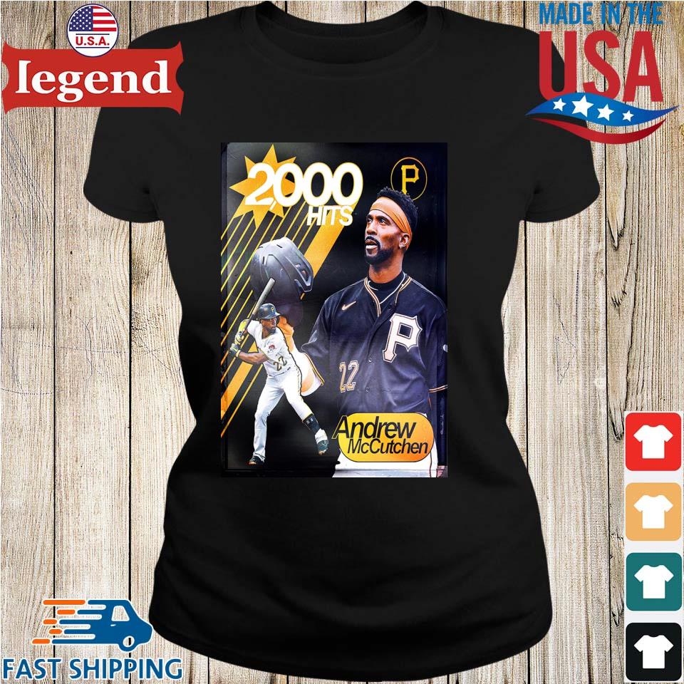 Congratulations To Andrew Mccutchen 2000 Hits In Career T-shirt