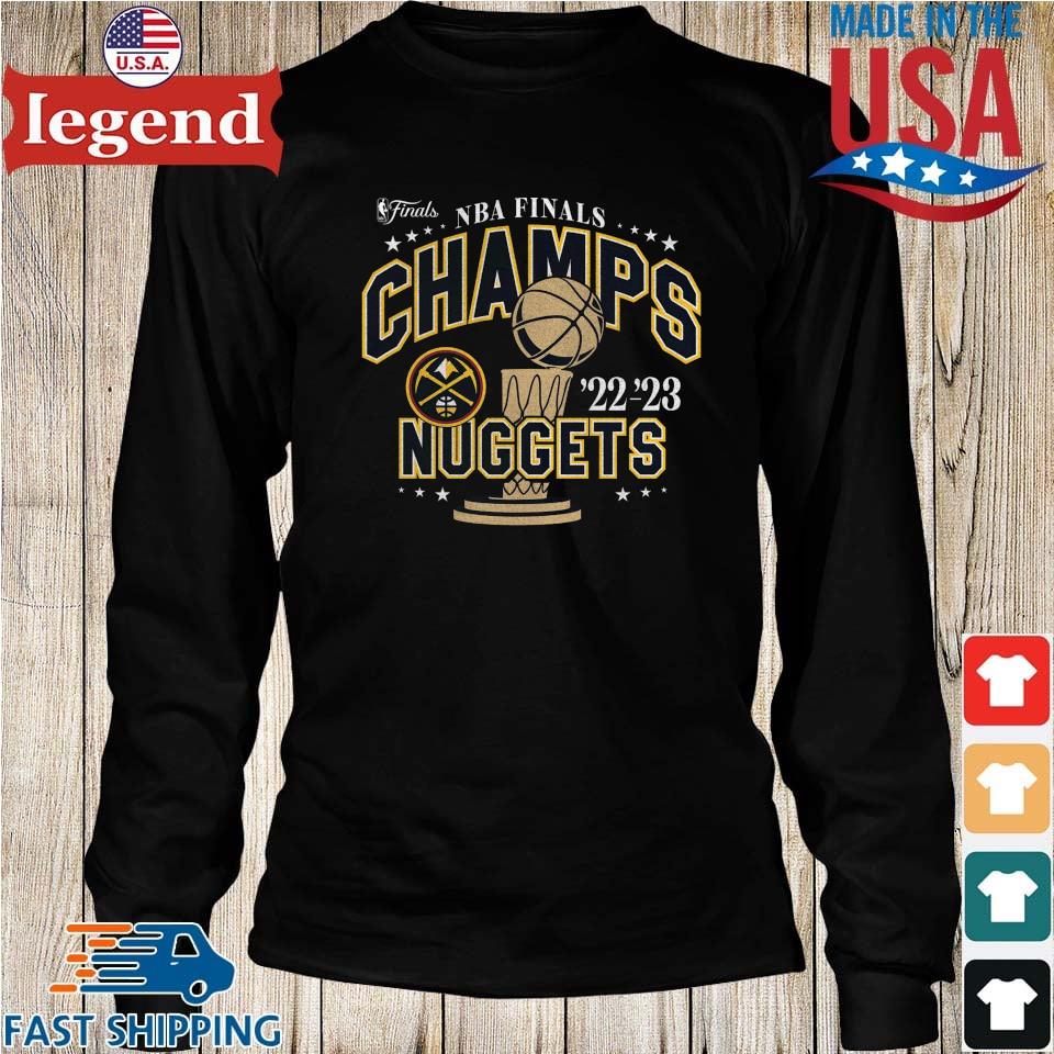 Denver Nuggets 2023 Nba Finals Champions Slip Trophy T-shirt - Shibtee  Clothing