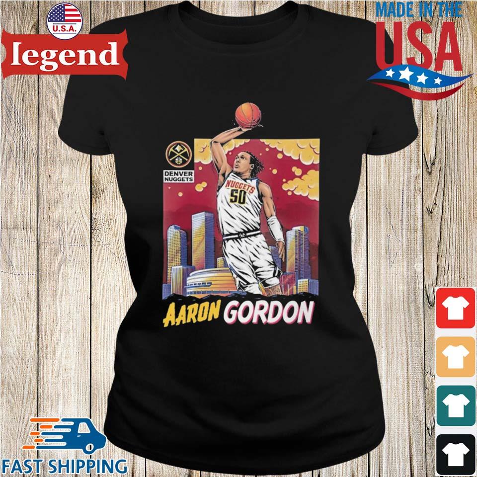 Denver Nuggets Aaron Gordon 2023 NBA Finals Sky Shirt - T-shirts Low Price
