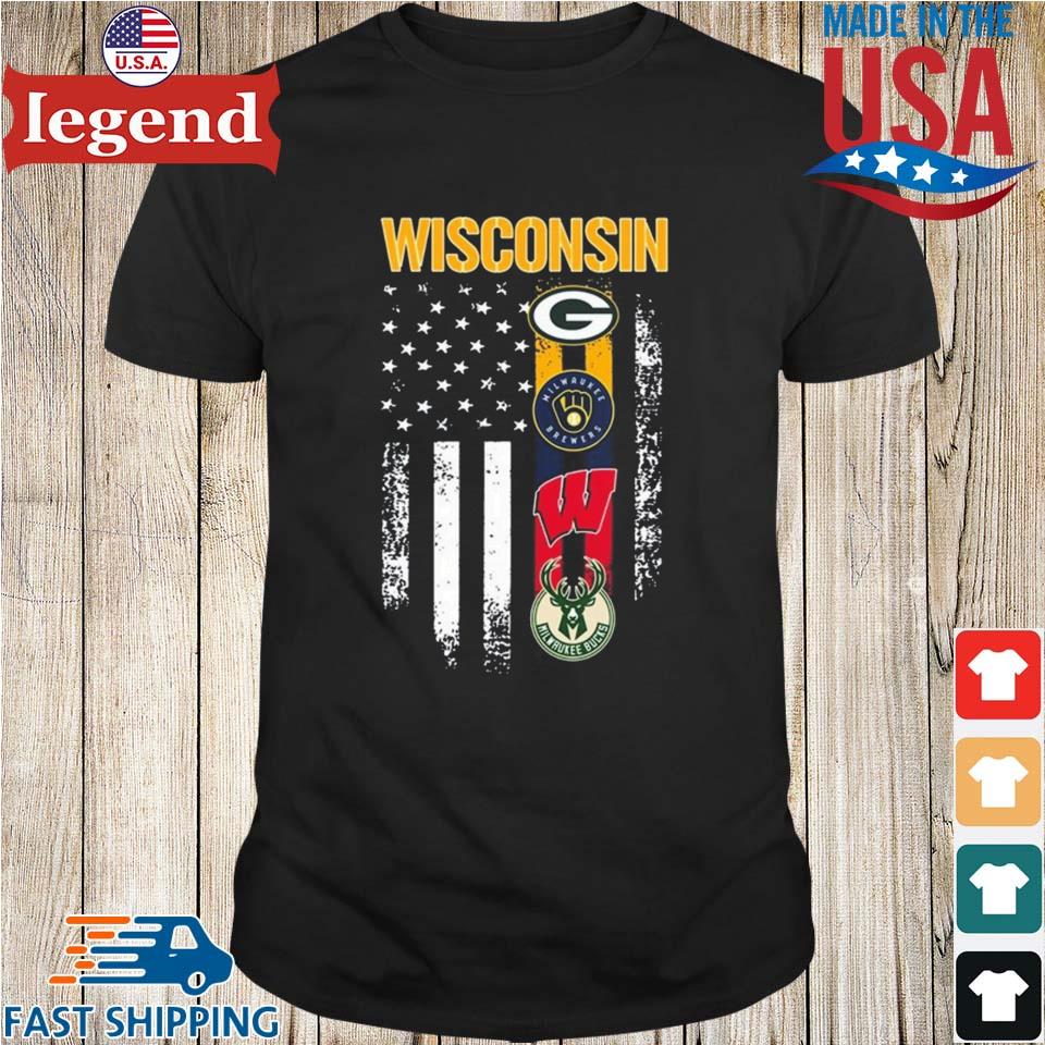 Milwaukee brewers flag american 2023 shirt, hoodie, longsleeve tee, sweater