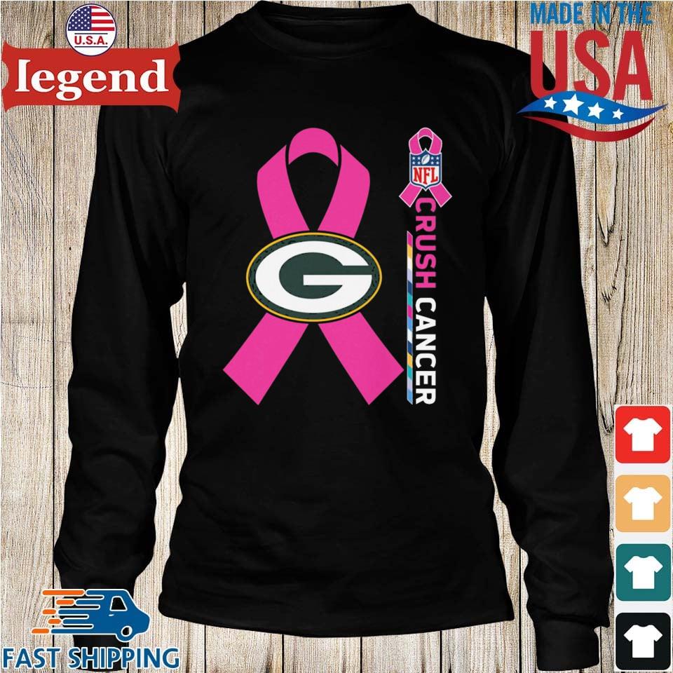 Official Green Bay Packers Nfl Crush Cancer 2023 Shirt