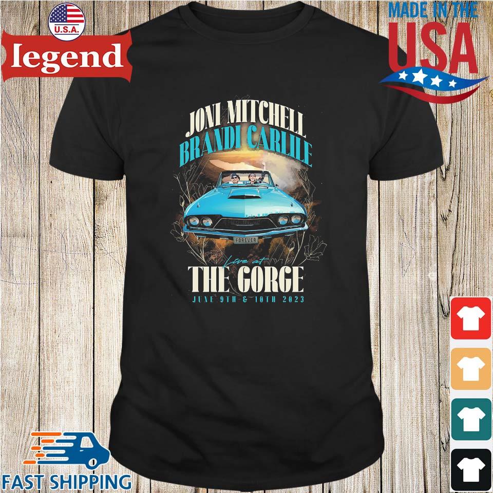 Joni Mitchell Brandi Carlile Live At The Gorge June 9th & 10th 2023  T-shirt,Sweater, Hoodie, And Long Sleeved, Ladies, Tank Top