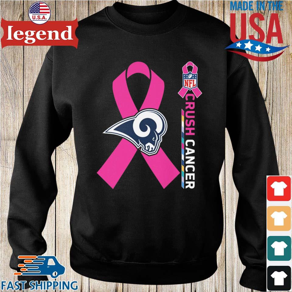 NFL Crush Cancer Los Angeles Rams Shirt - Limotees