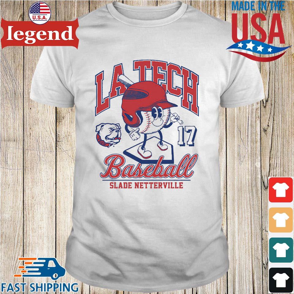 Louisiana Tech Bulldogs Slade Netterville 2023 Ncaa Baseball Shirt