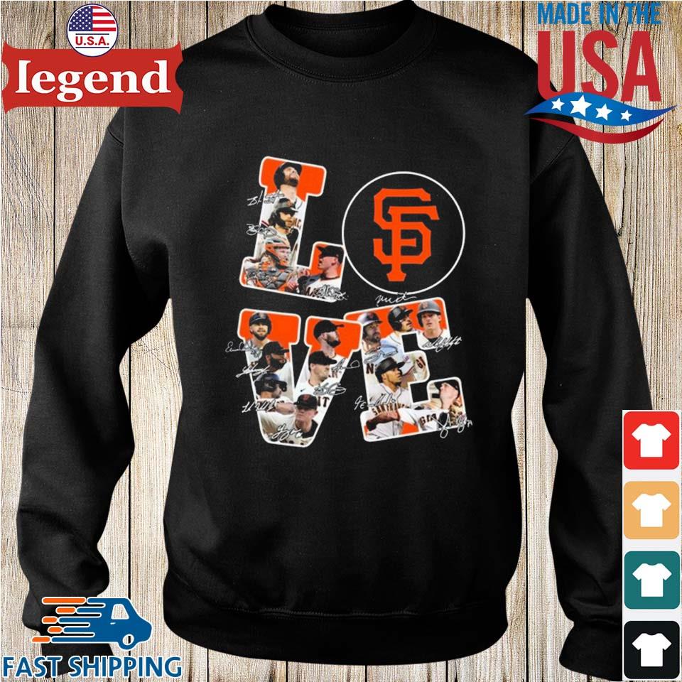 Love San Francisco Giants Baseball Signatures 2023 T-shirt,Sweater