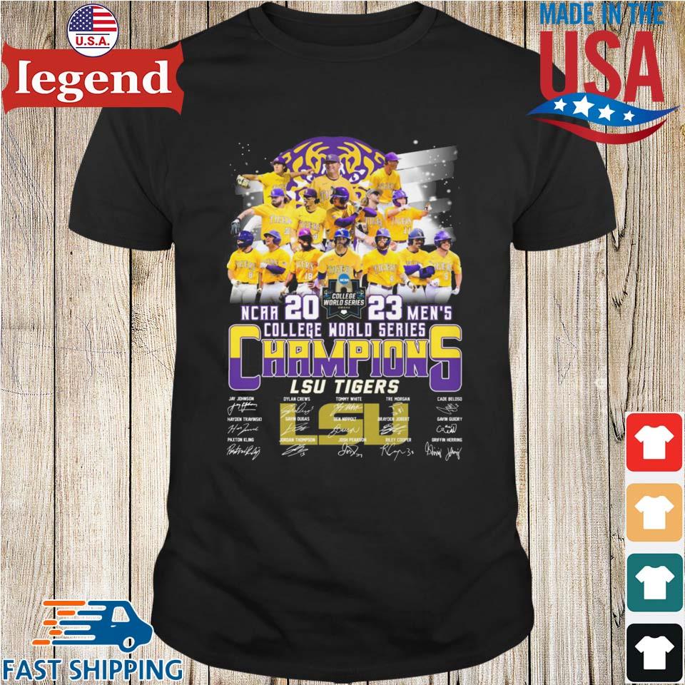 LSU Tigers NCAA 2023 Men's College World Series Champions