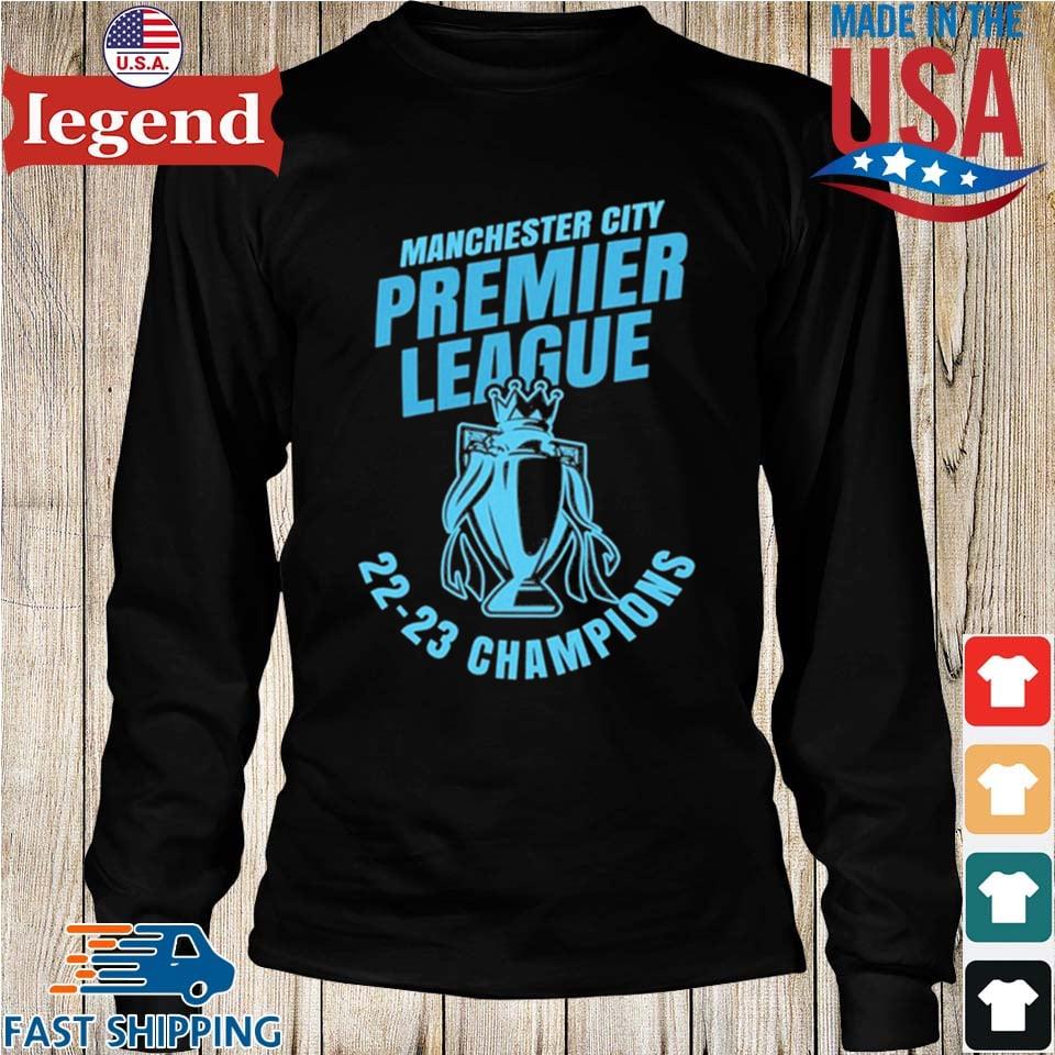 Mcfc Man City 22/23 Premier League Champions Tee