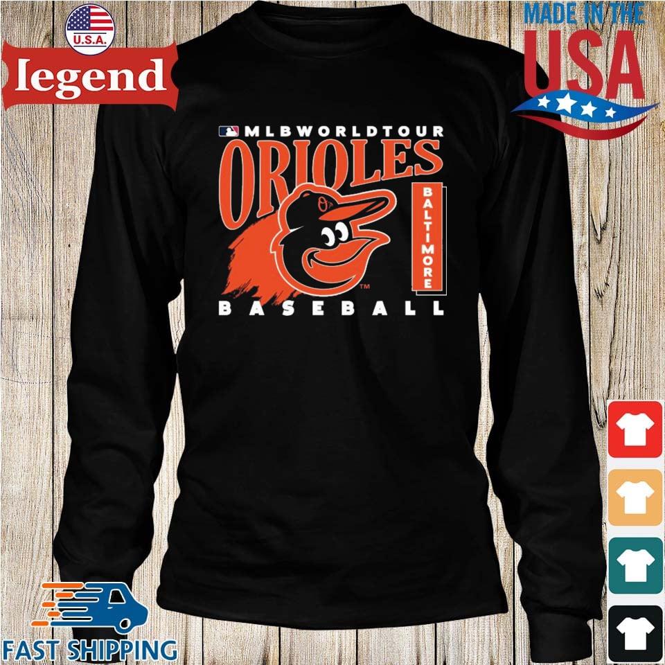 Mlb World Tour Baltimore Orioles Baseball Logo 2023 T-shirt,Sweater,  Hoodie, And Long Sleeved, Ladies, Tank Top