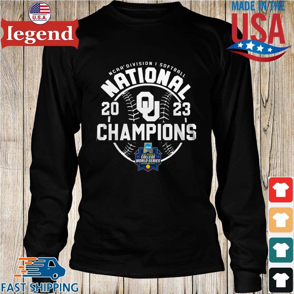 Oklahoma Sooners Champion Unisex 2023 NCAA Softball Women's
