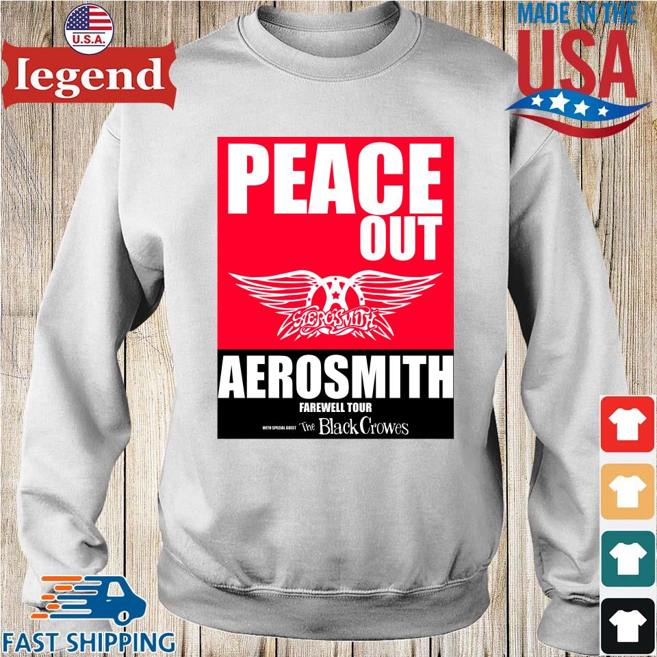 Aerosmith 2023 2024 Tour Peace Out Farewell T-Shirt