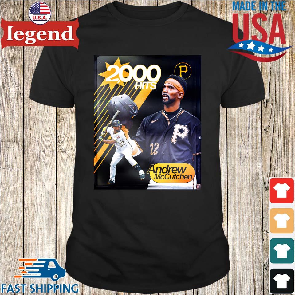 Andrew McCutchen Pittsburgh Pirates 2000 hits signature 2023 shirt, hoodie,  sweater, long sleeve and tank top