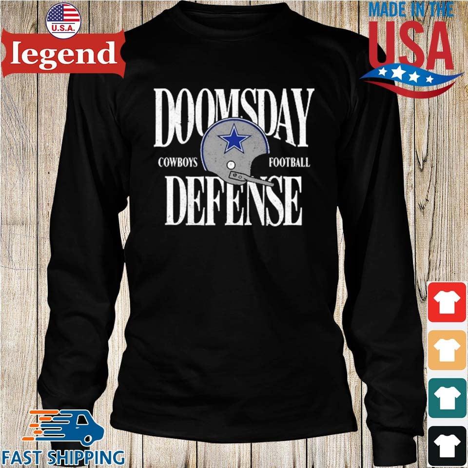 Men's Majestic Heathered Gray Dallas Cowboys Hometown Collection Doomsday  Defense T-Shirt