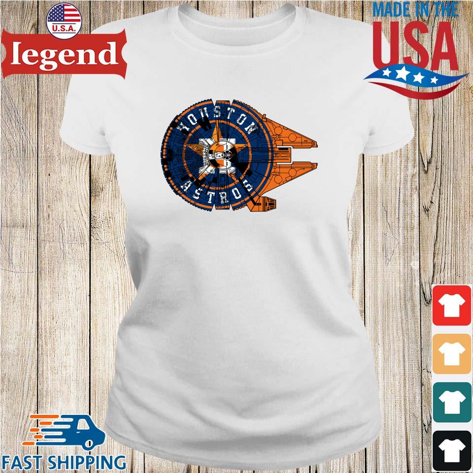 Original Houston Astros Millennium Falcon Cool Baseball And Star