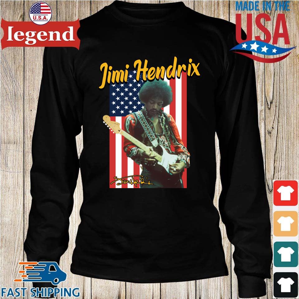 Jimi hendrix clearance american flag shirt