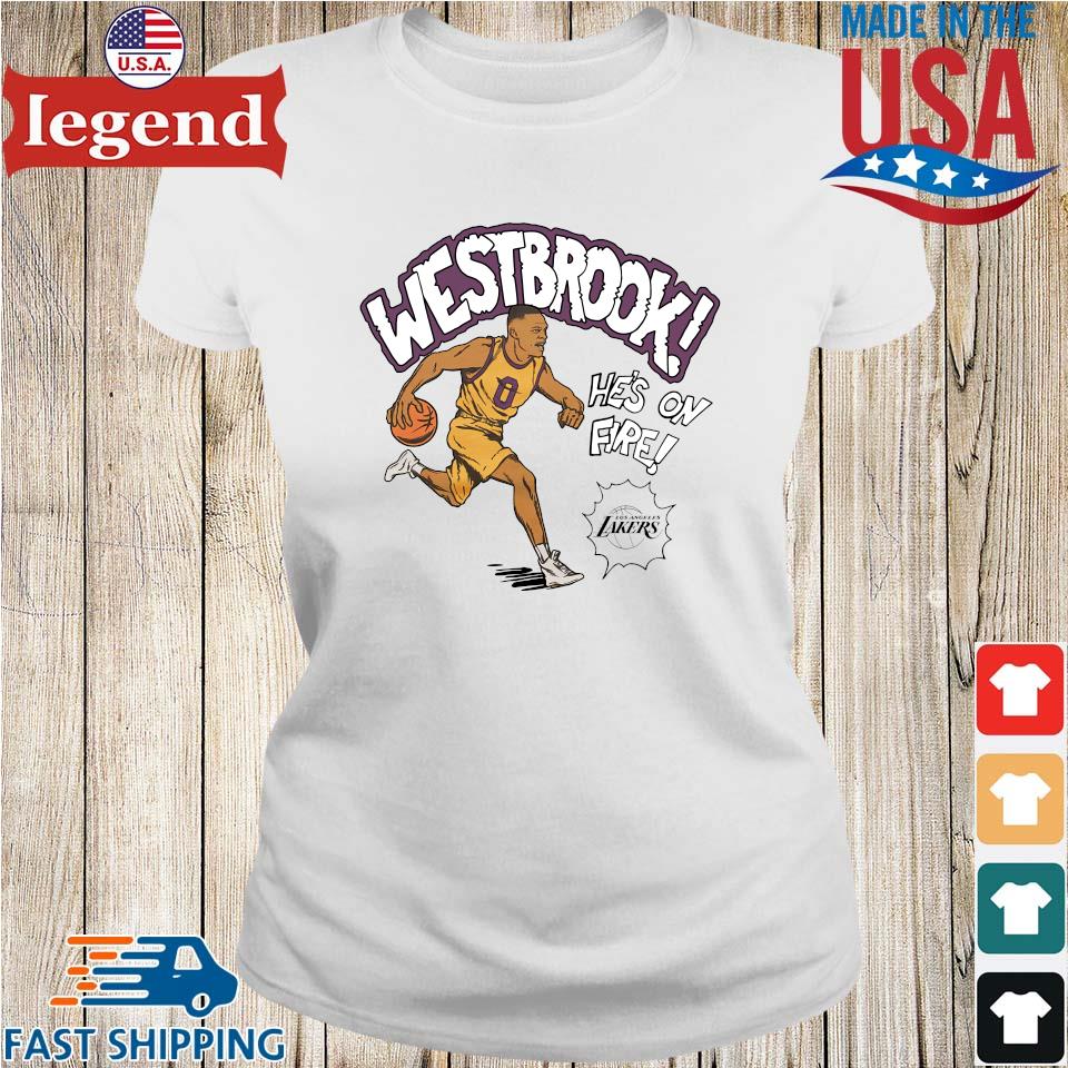 Original La Lakers Comic Book Russell Westbrook T-shirt,Sweater