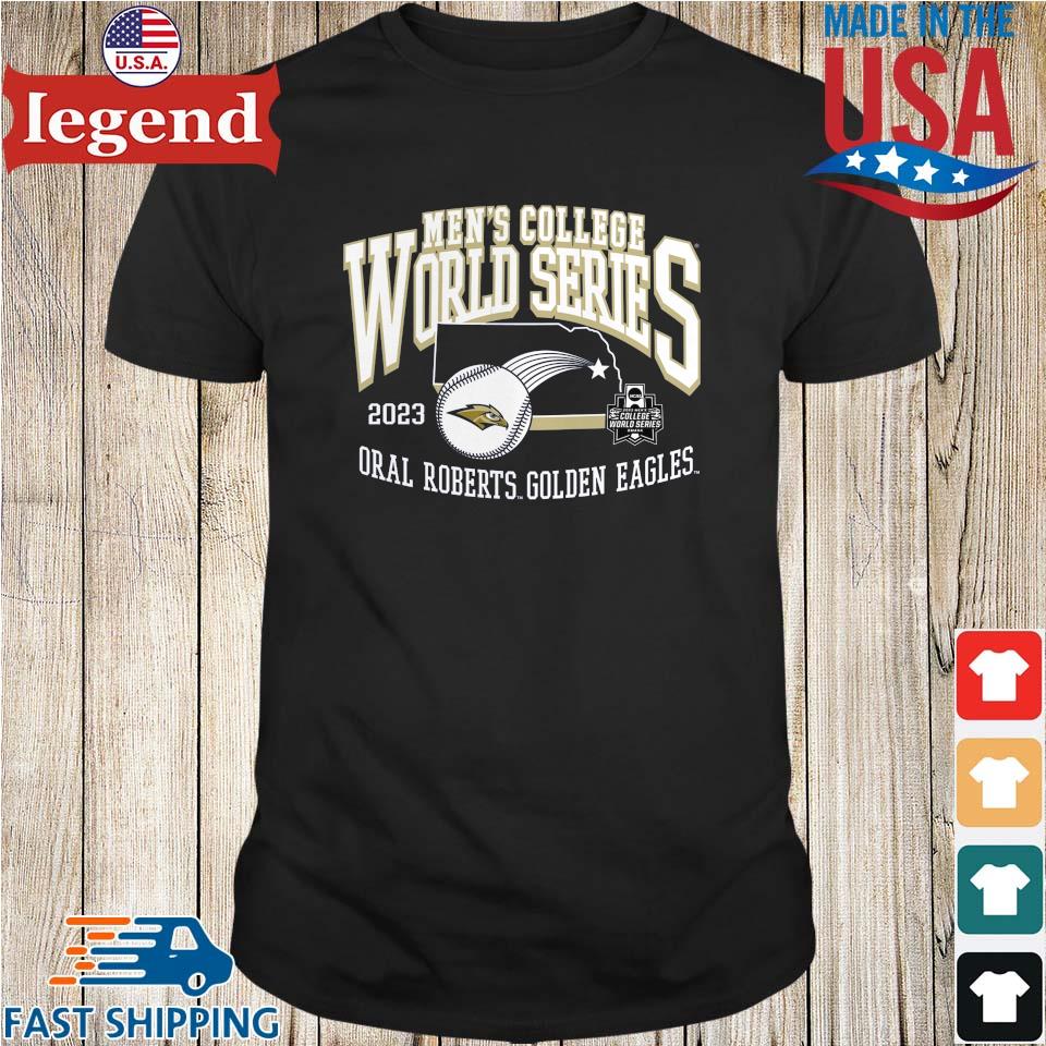 Original Oral Roberts Golden Eagles 2023 Ncaa Men's Baseball College World  Series T-shirt,Sweater, Hoodie, And Long Sleeved, Ladies, Tank Top