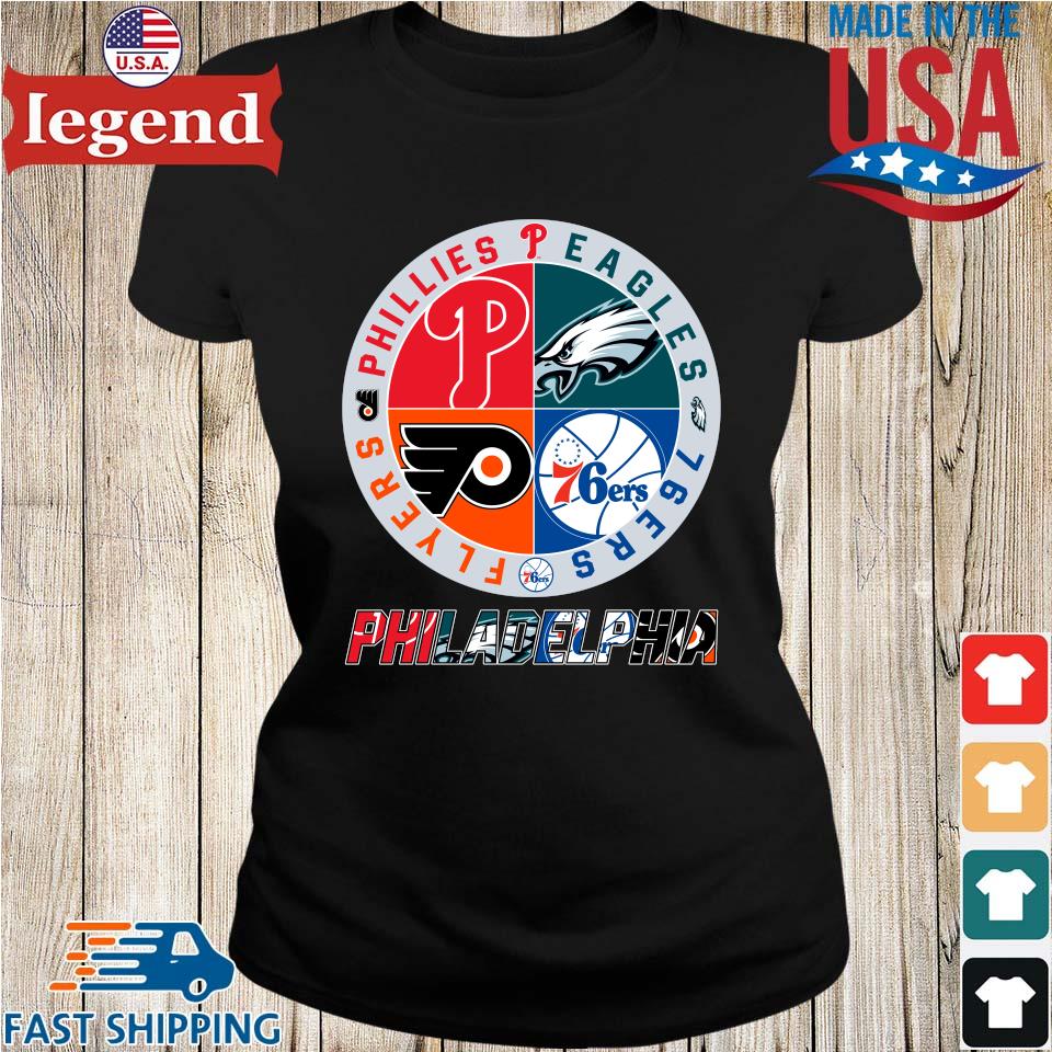 Original Philadelphia All Team Sports Phillies Eagles 76ers And