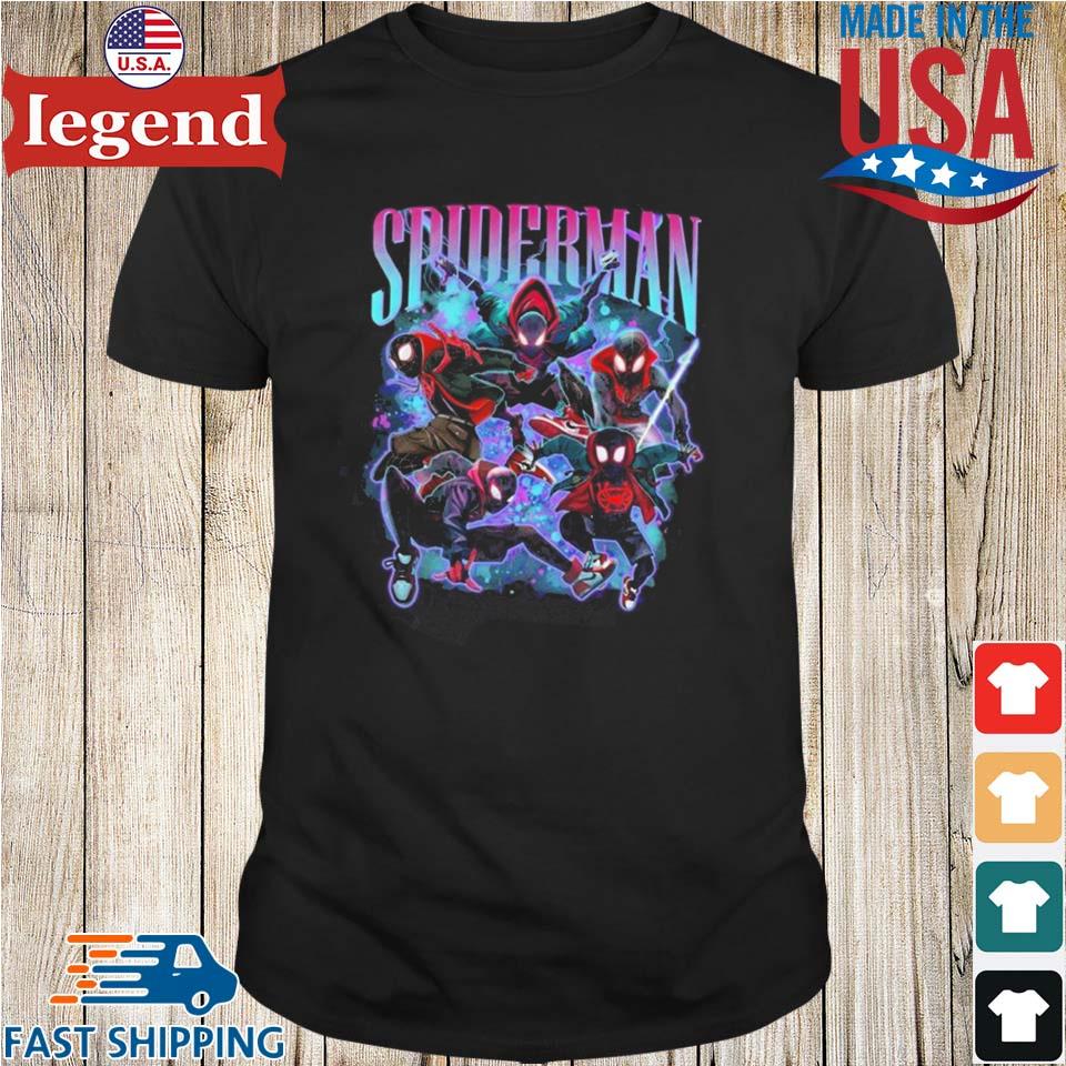 Original Spiderman Miles Morales Comfort Colors Spider Man T-shirt